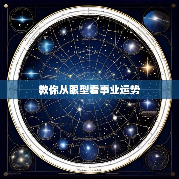 教你从眼型看事业运势