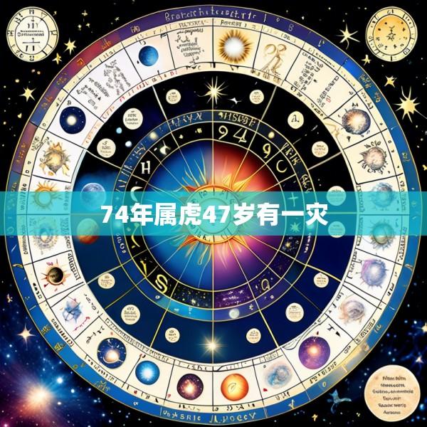 74年属虎47岁有一灾