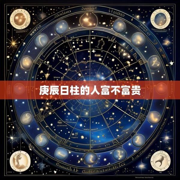 庚辰日柱的人富不富贵