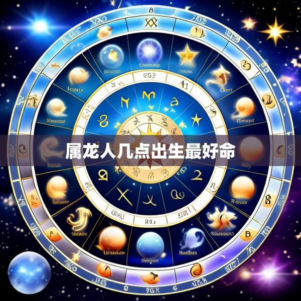 属龙人几点出生最好命