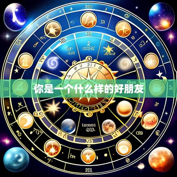 你是一个什么样的好朋友