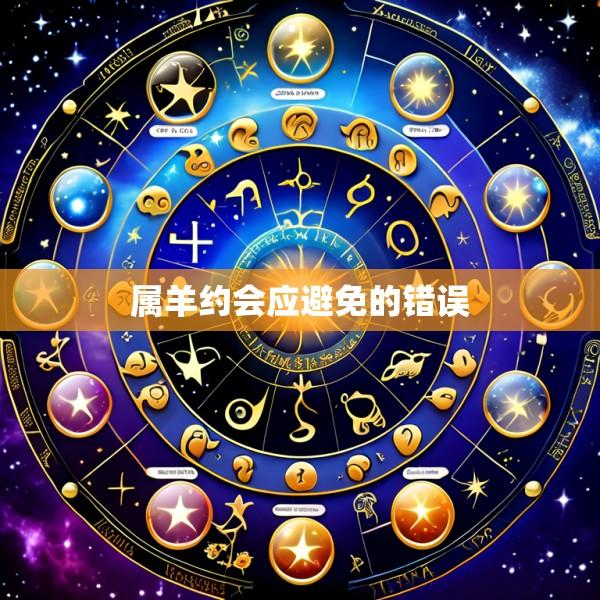 属羊约会应避免的错误