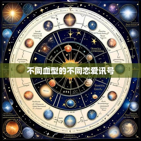 不同血型的不同恋爱讯号