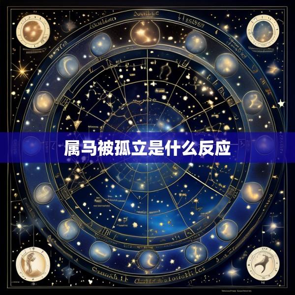 属马被孤立是什么反应