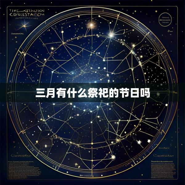 三月有什么祭祀的节日吗