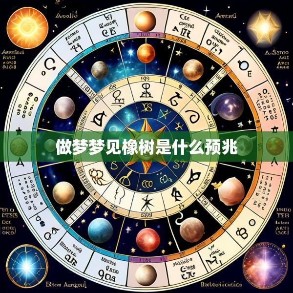 做梦梦见橡树是什么预兆