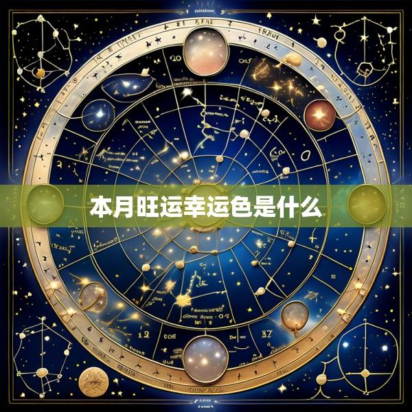 本月旺运幸运色是什么