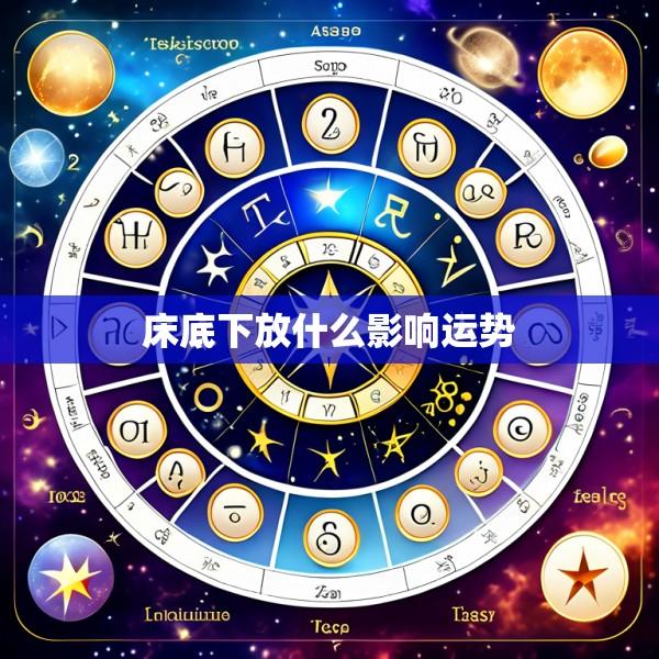 床底下放什么影响运势