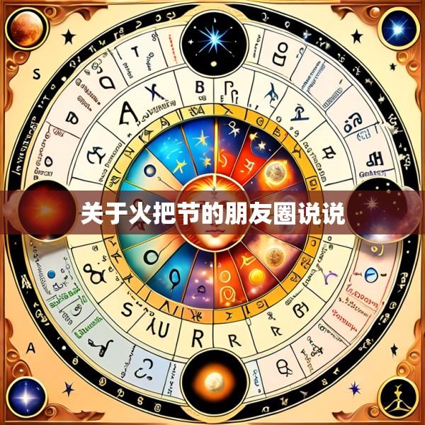 关于火把节的朋友圈说说