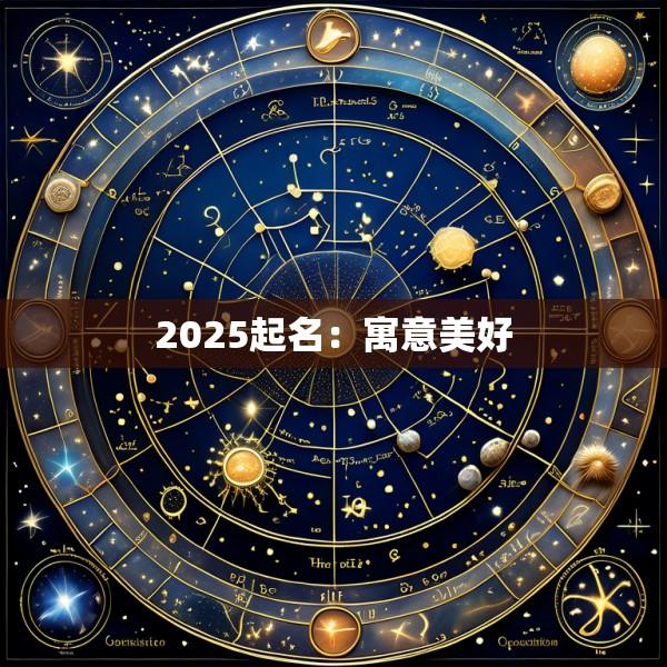 2025起名：寓意美好