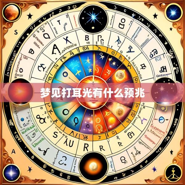 梦见打耳光有什么预兆