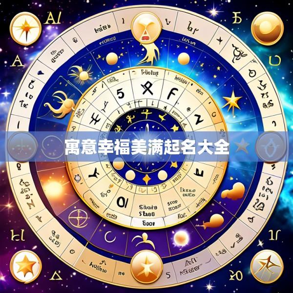 寓意幸福美满起名大全