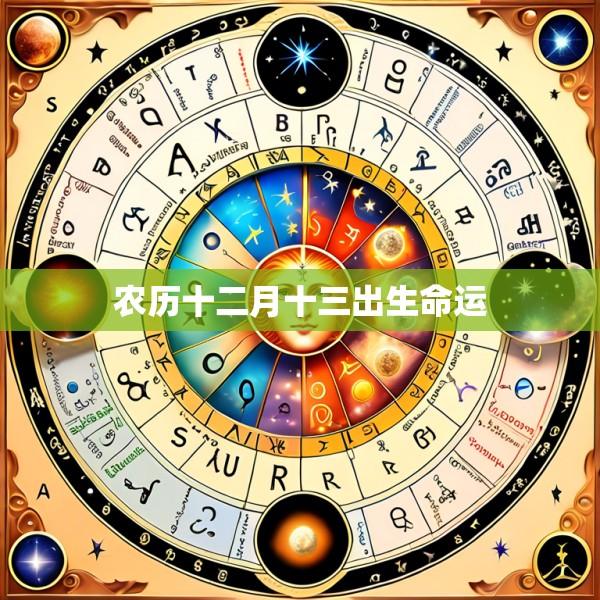 农历十二月十三出生命运