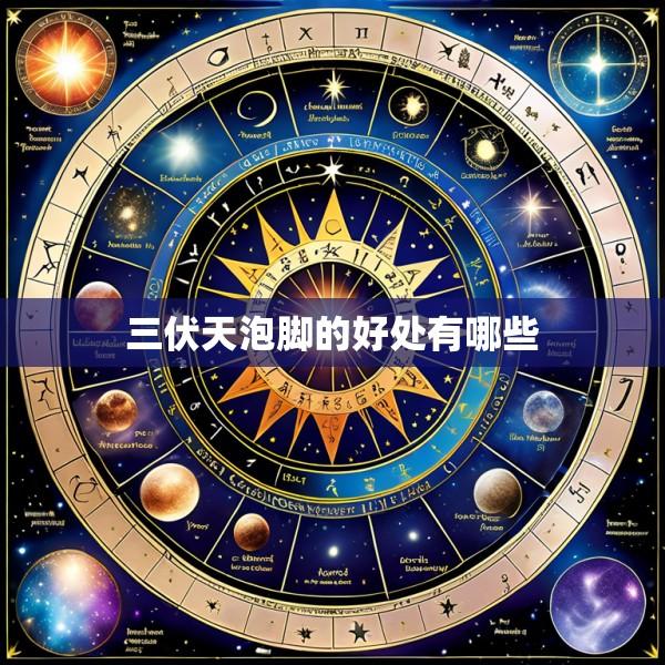 三伏天泡脚的好处有哪些