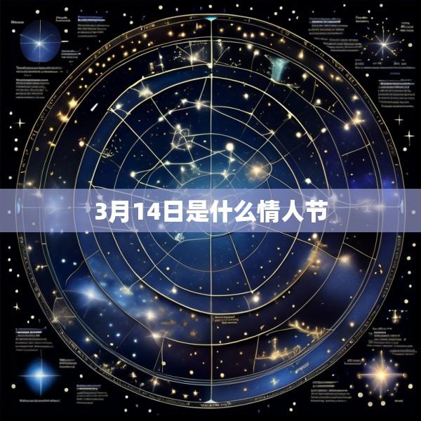 3月14日是什么情人节