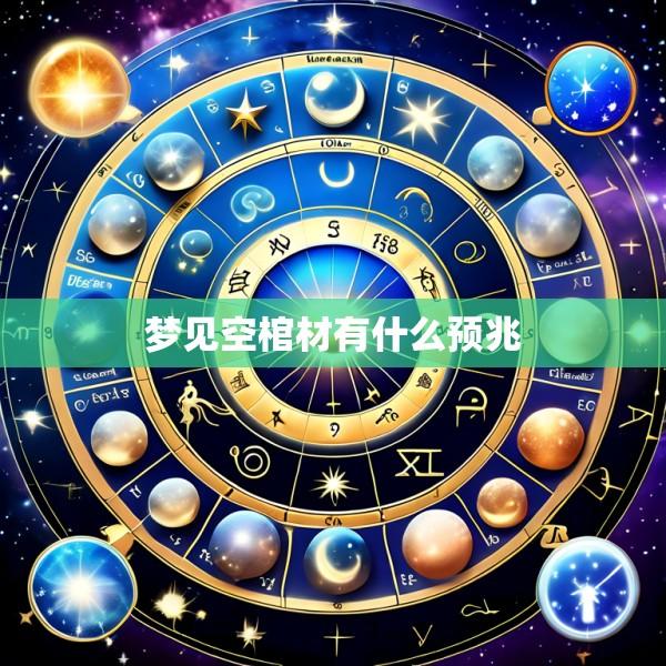 梦见空棺材有什么预兆