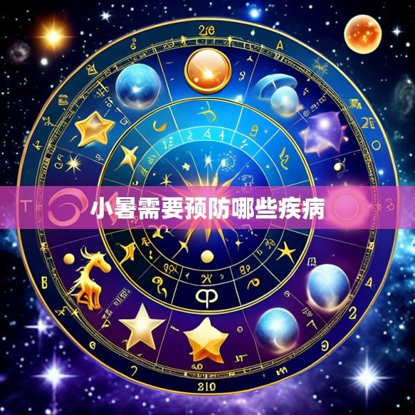 小暑需要预防哪些疾病