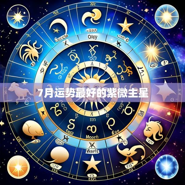 7月运势最好的紫微主星