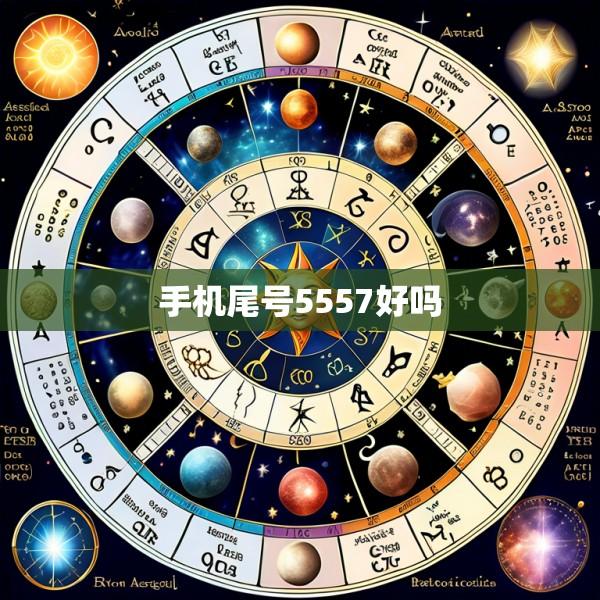 手机尾号5557好吗