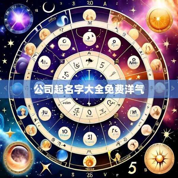 公司起名字大全免费洋气