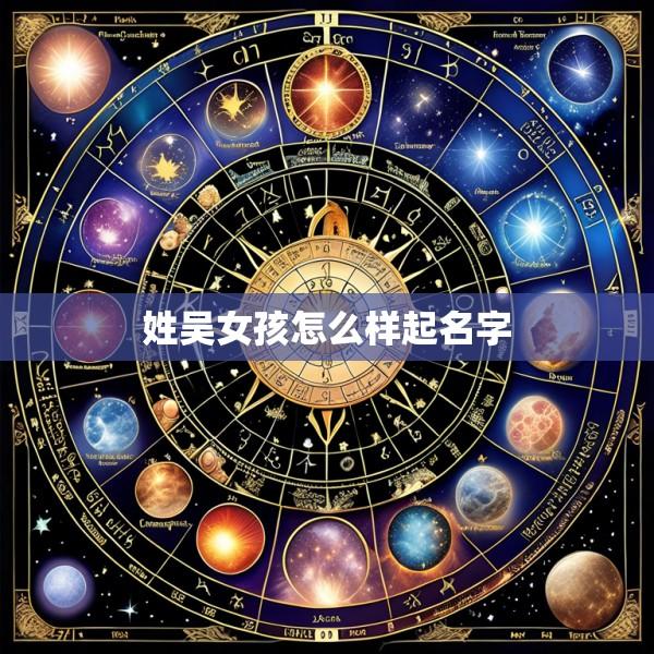 姓吴女孩怎么样起名字