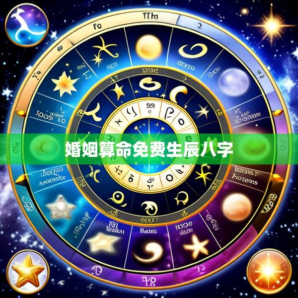 婚姻算命免费生辰八字