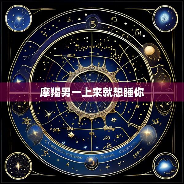 摩羯男一上来就想睡你