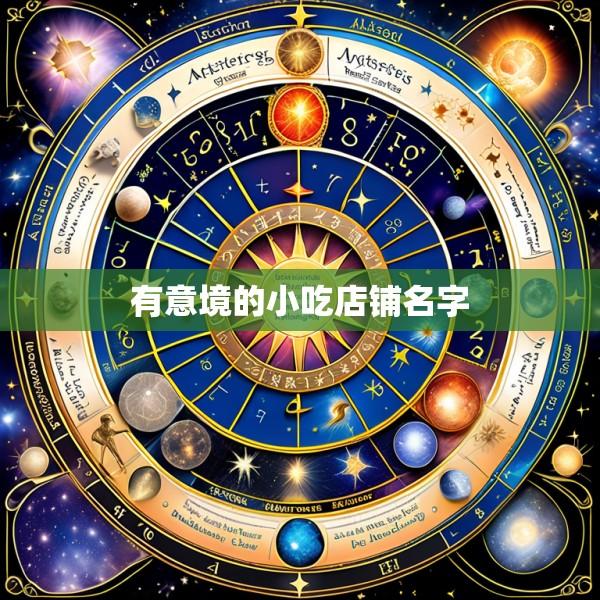 有意境的小吃店铺名字