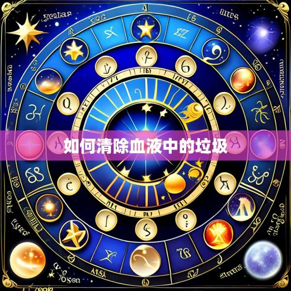 如何清除血液中的垃圾