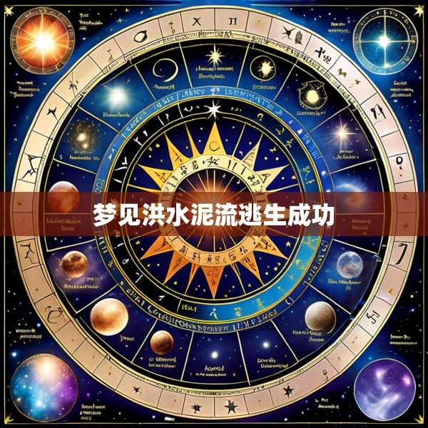 梦见洪水泥流逃生成功