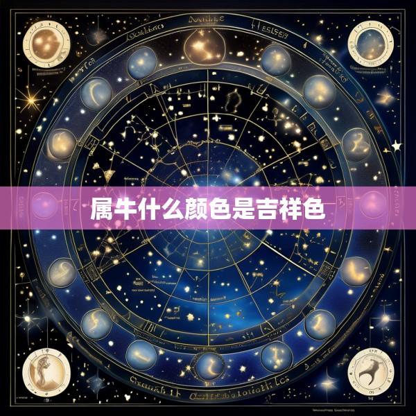 属牛什么颜色是吉祥色