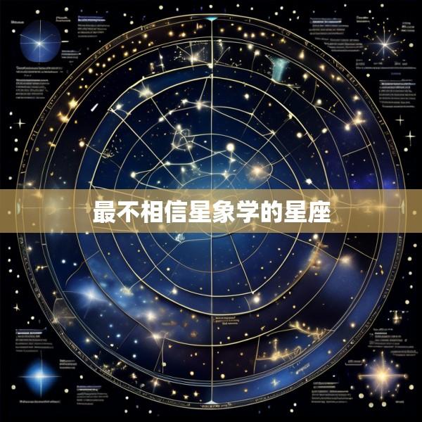 最不相信星象学的星座