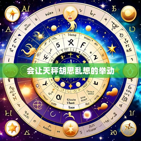 会让天秤胡思乱想的举动