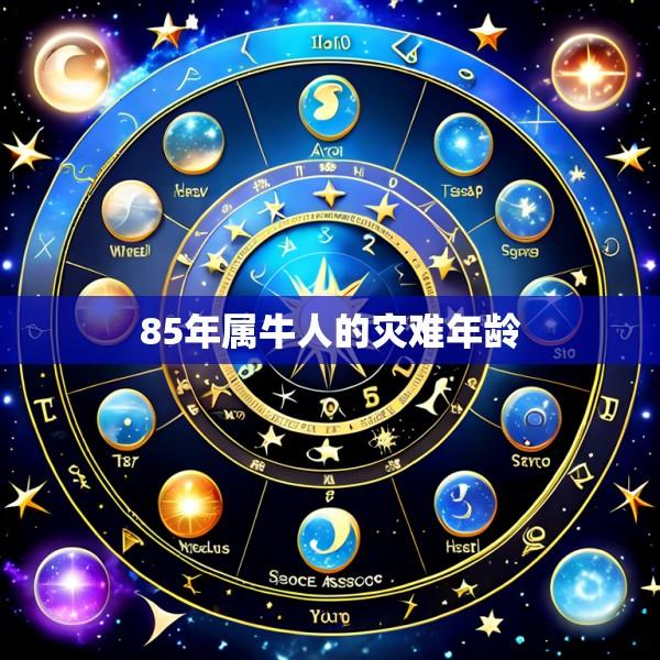 85年属牛人的灾难年龄