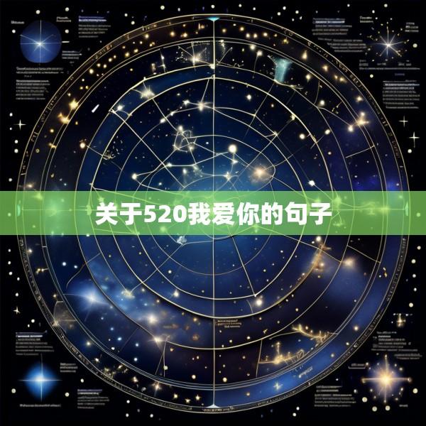 关于520我爱你的句子