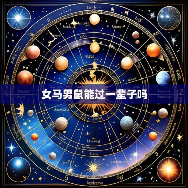 女马男鼠能过一辈子吗
