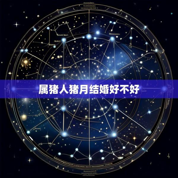 属猪人猪月结婚好不好