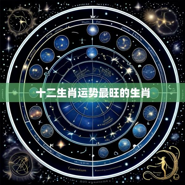 十二生肖运势最旺的生肖
