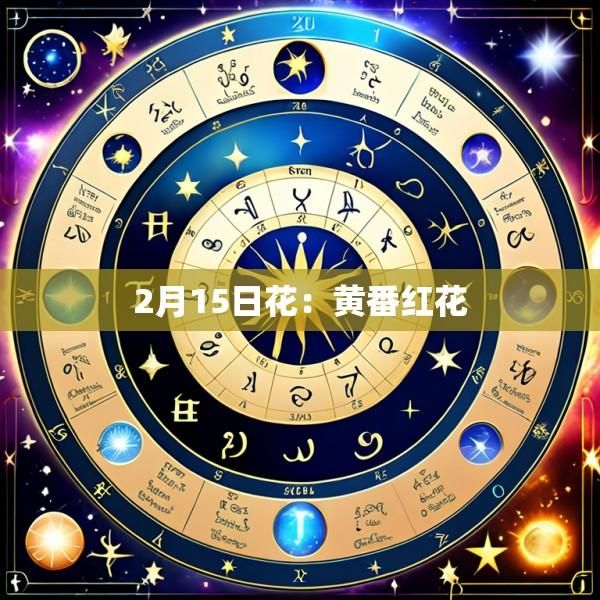 2月15日花：黄番红花