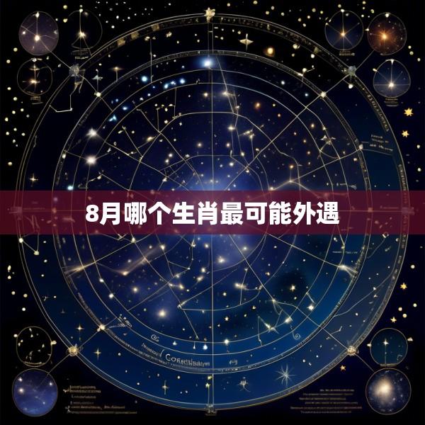8月哪个生肖最可能外遇