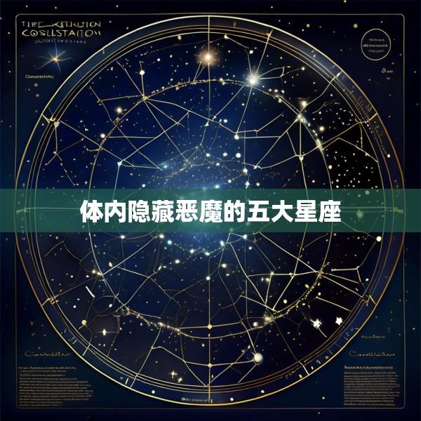 体内隐藏恶魔的五大星座