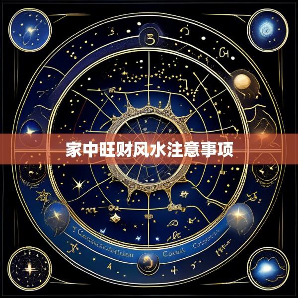 家中旺财风水注意事项