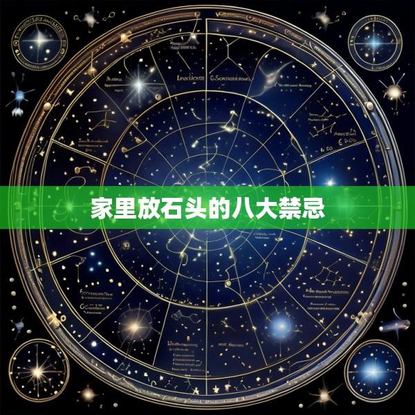 家里放石头的八大禁忌