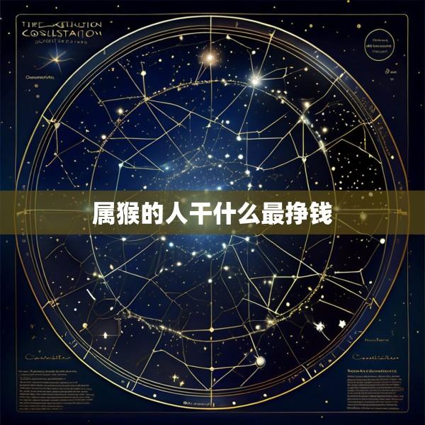 属猴的人干什么最挣钱