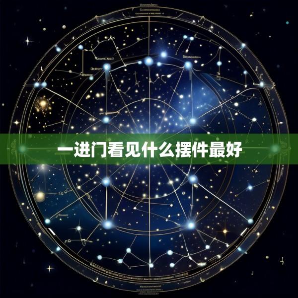一进门看见什么摆件最好