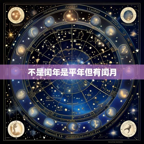 不是闰年是平年但有闰月