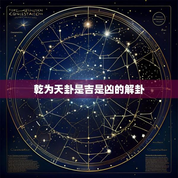 乾为天卦是吉是凶的解卦