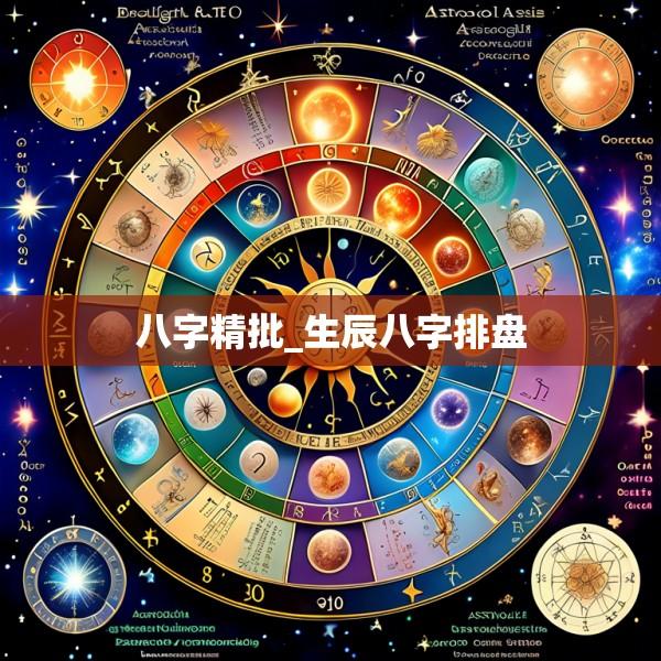 八字精批_生辰八字排盘