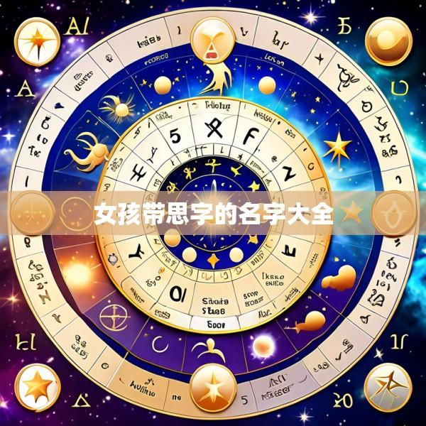 女孩带思字的名字大全