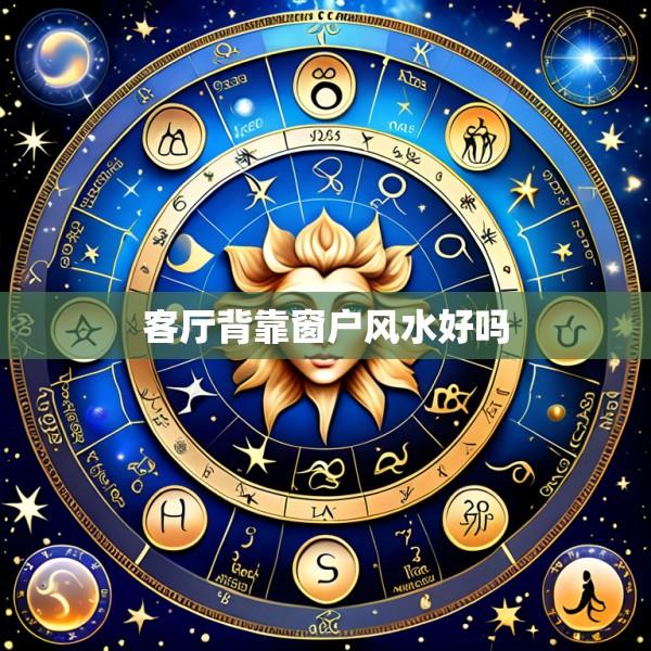 客厅背靠窗户风水好吗